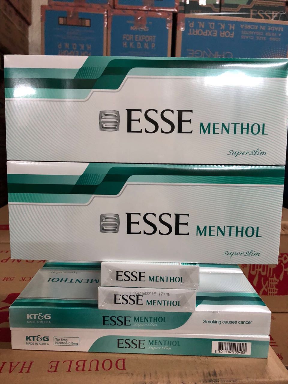 ESSE Menthol cigarettes 10 cartonsESSE Menthol cigarettesEsse Cigarettes