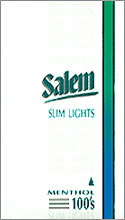 Salem Slim Lights 100's Cigarettes 10 cartons