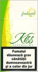 Kiss Super Slims Fresh Apple 100\'s Cigarettes 10 cartons
