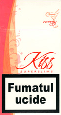 Kiss Super Slims Energy 100\'s Cigarettes 10 cartons