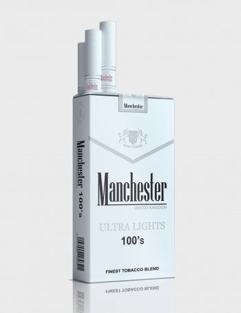 Manchester silver 100s cigarettes 10 cartons