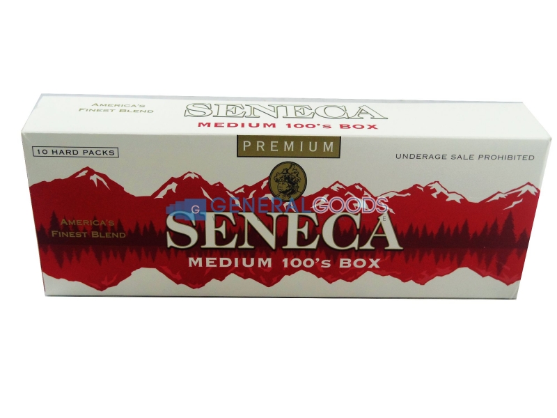 Seneca Medium 100'S Box cigarettes 10 cartonsSeneca Medium 100'S Box