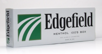 Edgefield Menthol 100s Box cigarettes 10 cartons