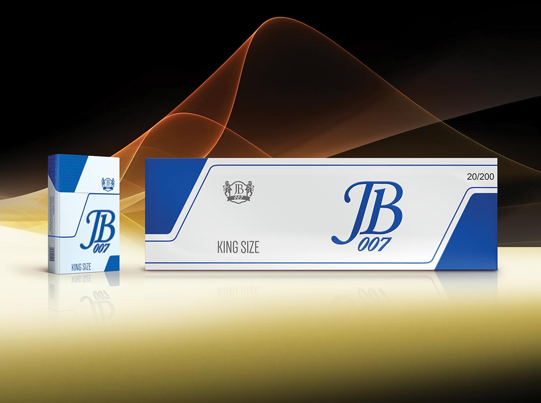 Manchester JB 007 blue King Size cigarettes 10 cartons - Click Image to Close