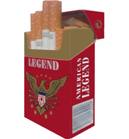 American Legend Red cigarettes 10 cartons