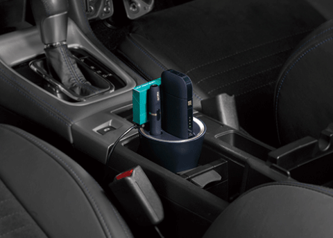 CARMATE IQOS 2.4 & 2.4 PLUS CUPHOLDER CHARGER