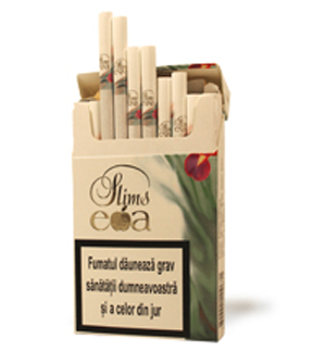 Eva Super Slims Menthol Cigarettes 10 cartons