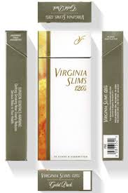 Virginia Slims 120\'s Gold cigarettes 10 cartons