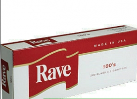 Rave Red 100\'s cigarettes 10 cartons