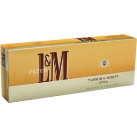 L&M Turkish Night 100\'s cigarettes 10 cartons