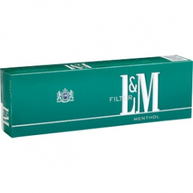 L&M Menthol Kings Cigarettes 10 cartons