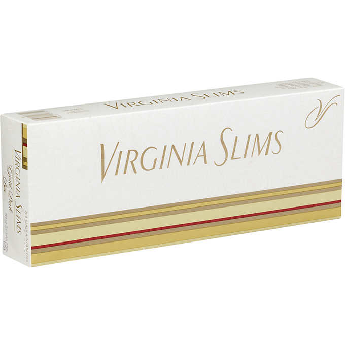 Virginia Slims Gold Pack Box cigarettes 10 cartons