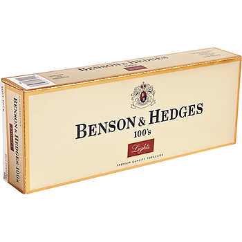 Benson & Hedges 100\'s Luxury cigarettes 10 cartons
