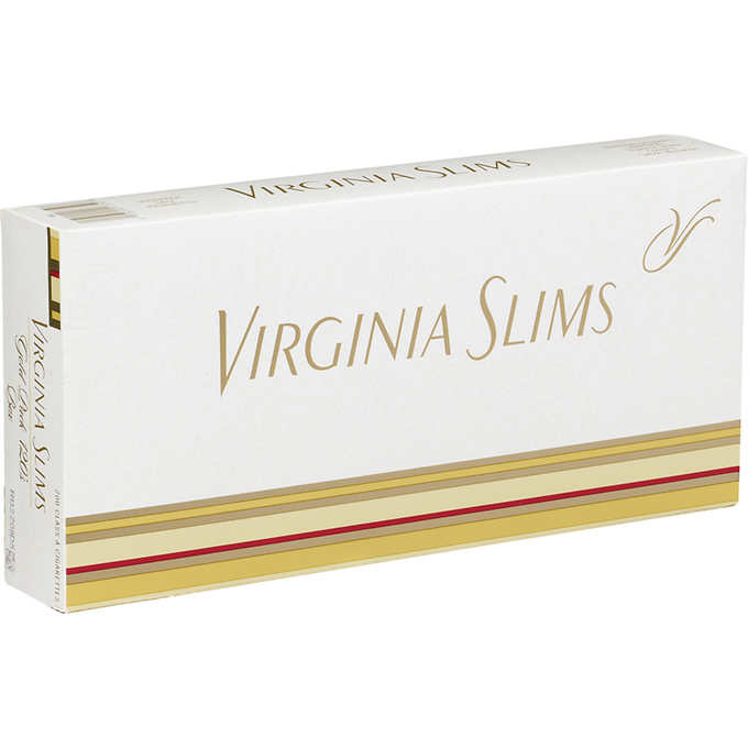 Virginia Slims 120's Gold Pack Box cigarettes 10 cartonsVirginia Slims