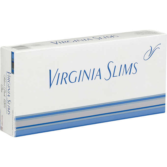 Virginia Slims 120's Silver Pack Box cigarettes 10 cartons