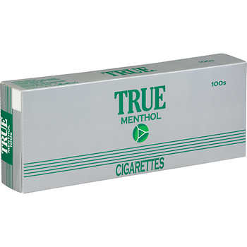 True Green Menthol 100\'s Box cigarettes 10 cartons