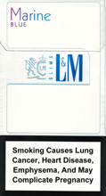 L&M Slims Marine Blue Cigarettes 10 cartons