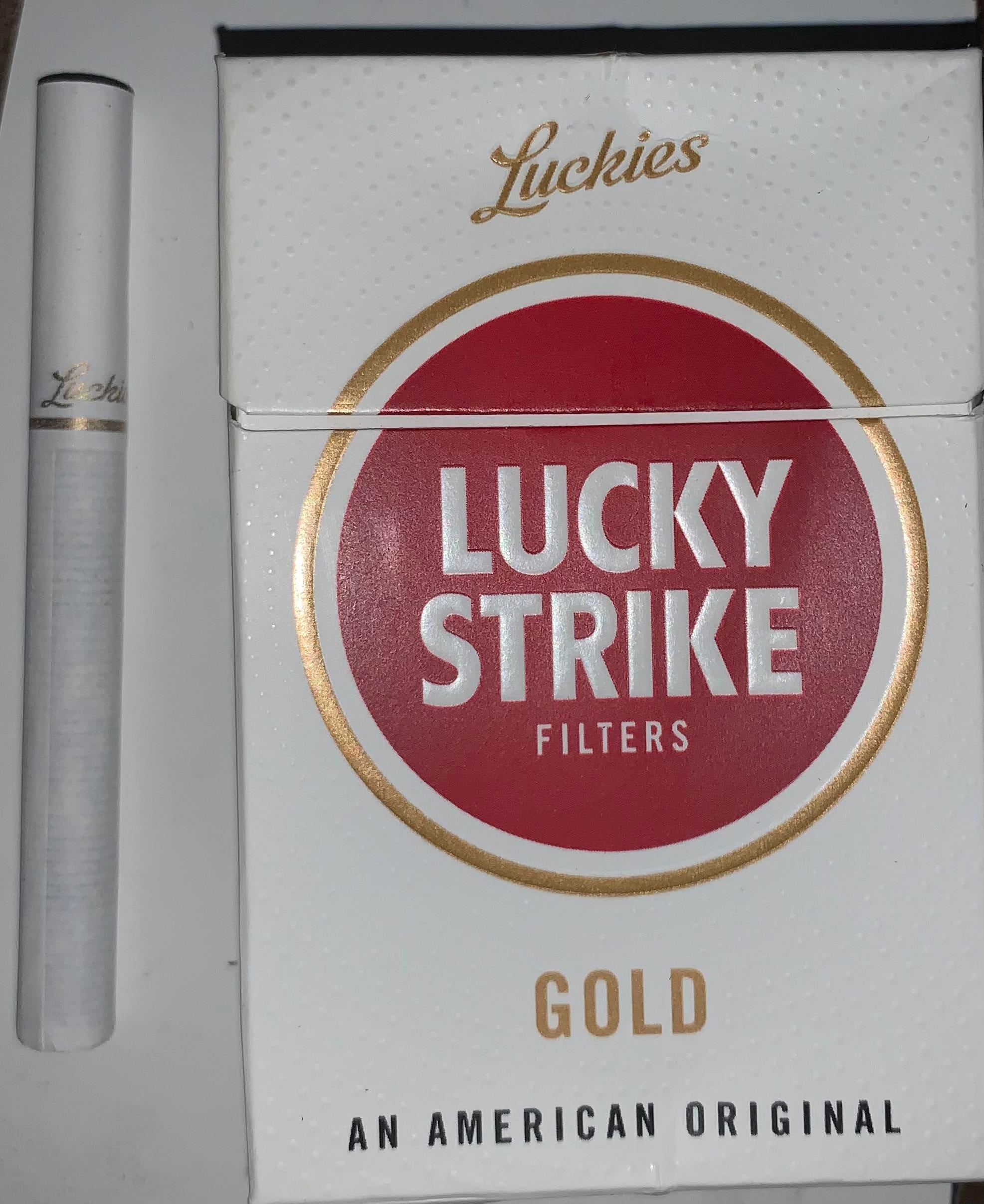 Lucky Strike Filters Gold king box Cigarettes 10 cartons