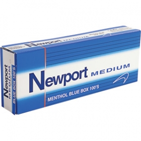 Newport Menthol Blue 100\'s cigarettes 10 cartons
