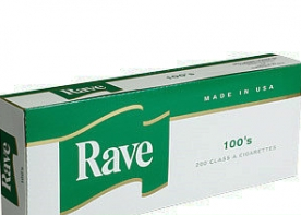 Rave Menthol Dark Green 100\'s cigarettes 10 cartons