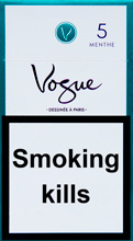 Vogue Super Slims Menthol 100s Cigarettes 10 cartons