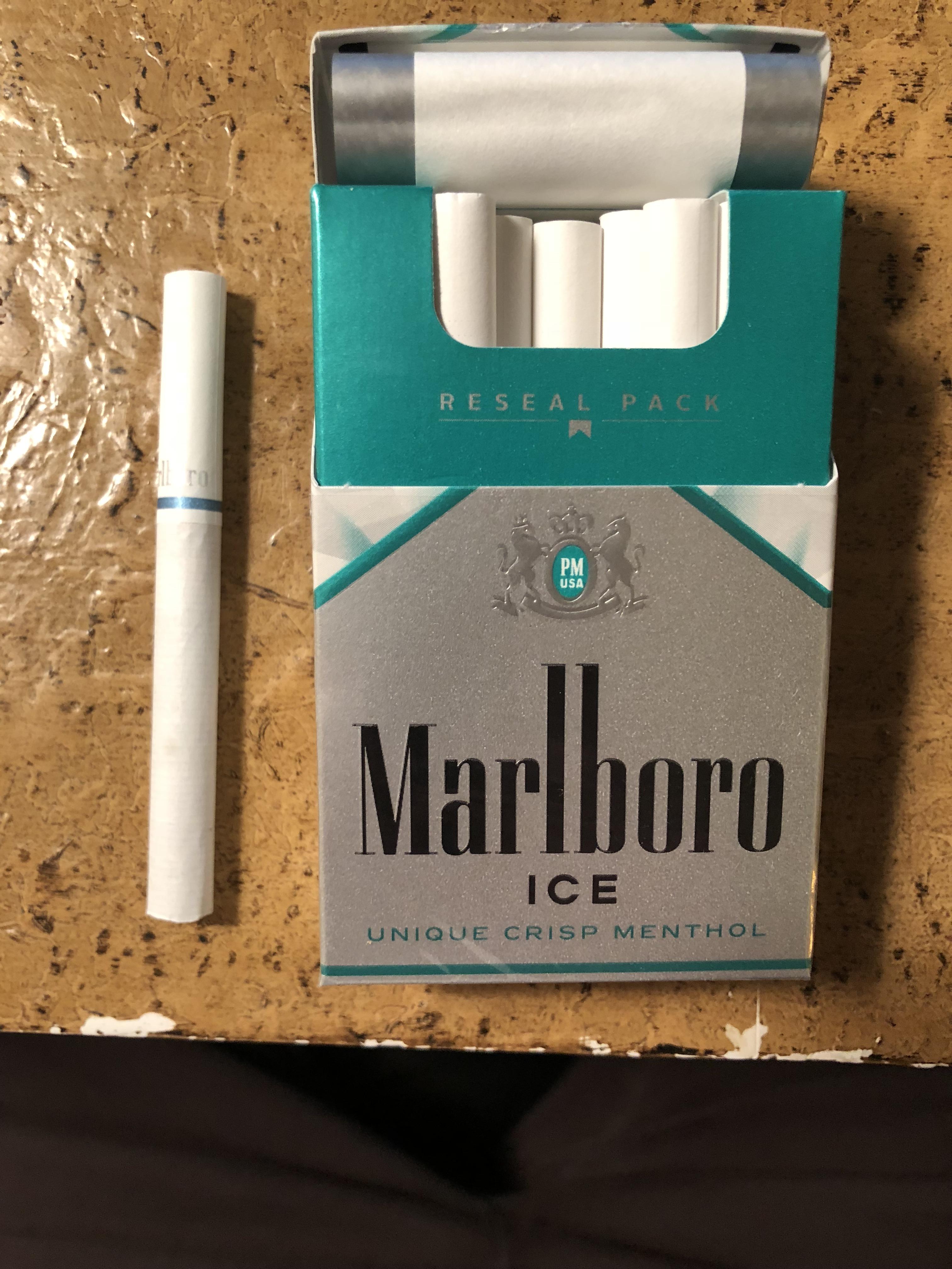 Marlboro ice reseal pack cigarettes 10 cartonsMarlboro ice reseal packMarlboro Cigarettes others