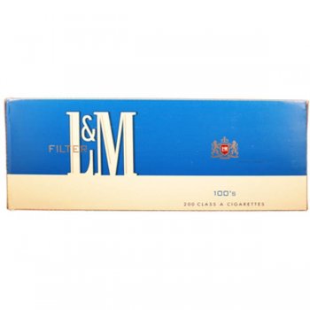 L&M BLUE 100s BOX cigarettes 10 cartons