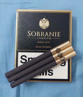 Sobranie Black Russian Cigarettes 10 cartons