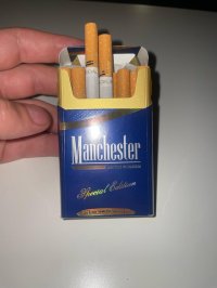 Manchester Blue Special Edition cigarettes 10 cartons Manchester Blue Special Edition cigarettes 10 cartons