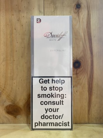 Davidoff White SuperSlims cigarettes 10 cartons