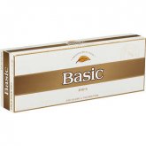 Basic 100's Gold Pack Box cigarettes 10 cartons Basic 100's Gold Pack Box cigarettes 10 cartons