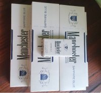Manchester Sapphire Blue cigarettes 10 cartons Manchester Sapphire Blue cigarettes 10 cartons