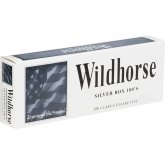 Wildhorse Silver 100's Box Cigarettes 10 cartons Wildhorse Silver 100's Box Cigarettes 10 cartons