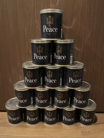 Peace (Can) 50’s (Unfiltered) -4 cartons total 40 Cans