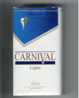 Carnival 100s Lights cigarettes 10 cartons Carnival 100s Lights cigarettes 10 cartons